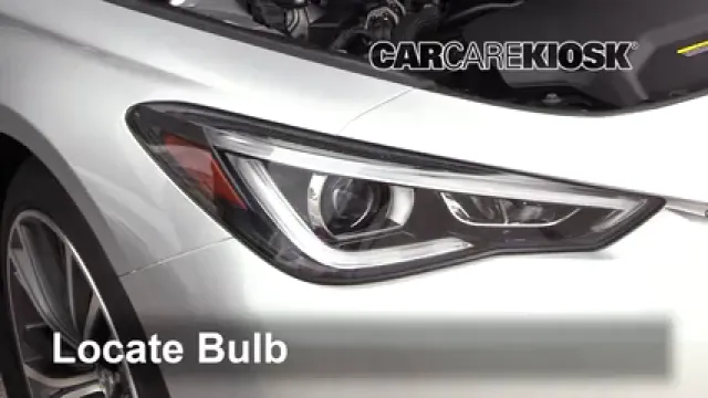 2017 Infiniti Q60 Premium 3.0L V6 Turbo Éclairage Feu de jour (remplacer l'ampoule)